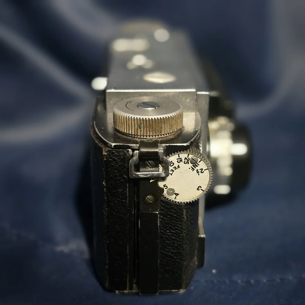 Vintage Stereo Camera in Black